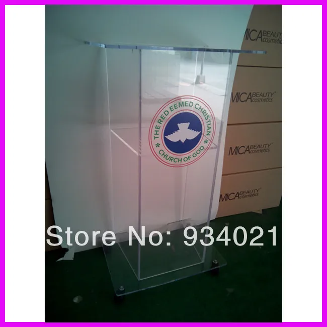 Contemporary Acrylic Church Podiums plexiglass