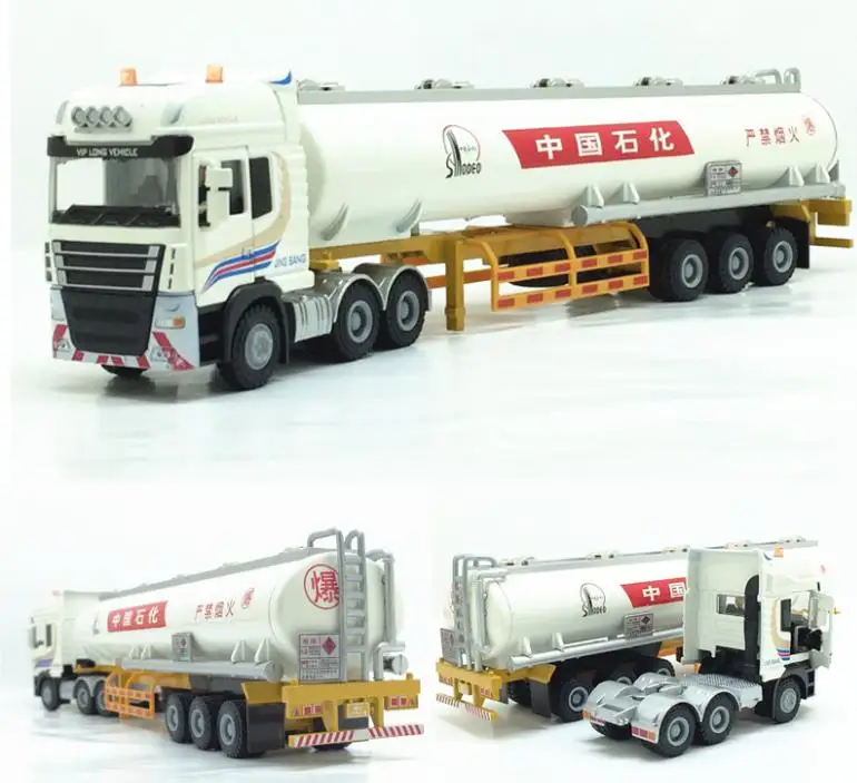 High simulation Sinopec Petroleum Engineering Truck model,1:50 alloy model toys,metal castings,toy vehicles,free shipping