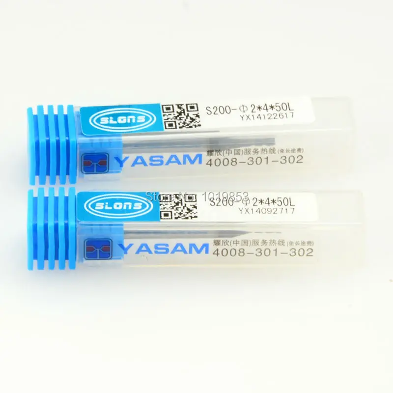 Fresas de carburo de tungsteno, 5 piezas, S200-2x4x50L HRC50, 4mm, fresa para acero o hierro fundido
