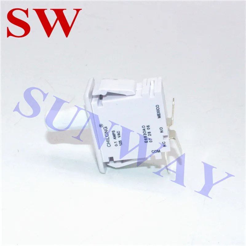 Interruptor branco, 20 peças, acessórios para máquina de fliperama, porta de moedas, microinterruptor, gaveta, 6 terminais, branco