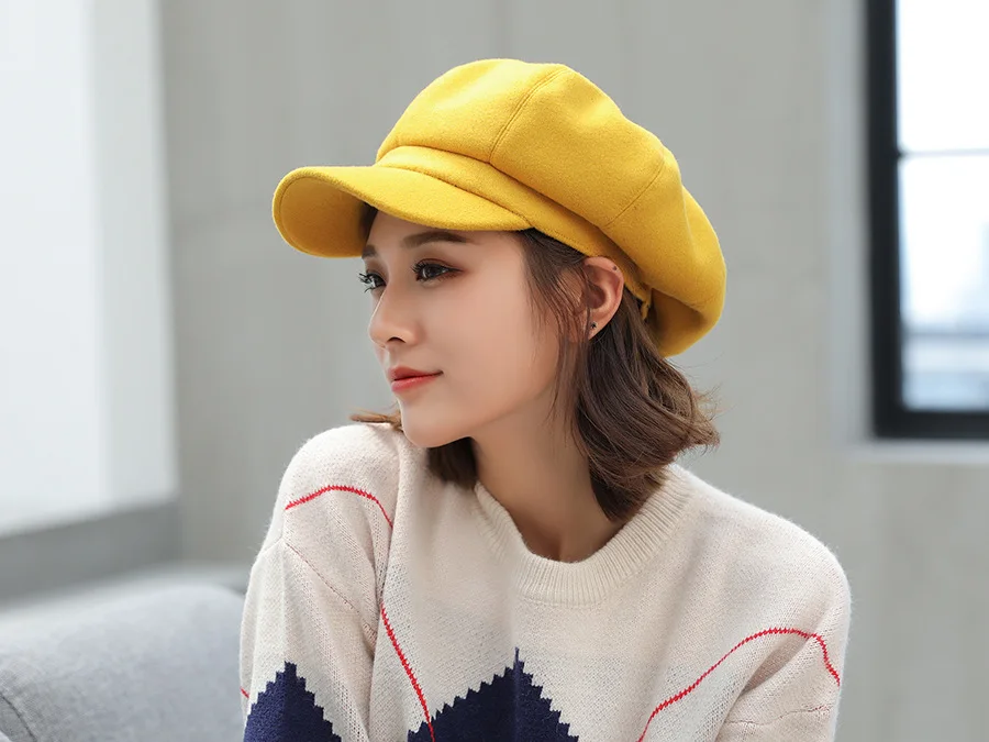 Women's baker boy hat image 11