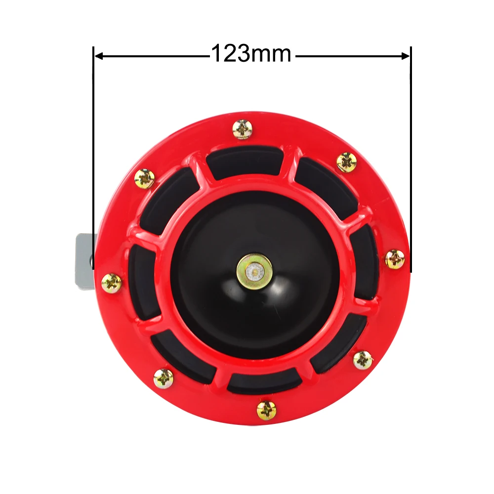 WLR - 2pcs 12v 115DB Super Loud Compact Electric Blast Tone Air Horn Kit with Horn bracket For 2002-2007 SUBARU WRX/STI