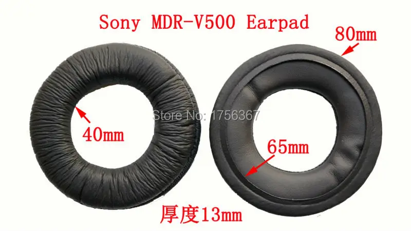 Miếng Đệm Tai Nắp Lưng Thay Thế Cho SONY MDR-V500 MDR-V500DJ MDR-V55 Tai Nghe (Earmuffes/Tai Nghe Đệm)