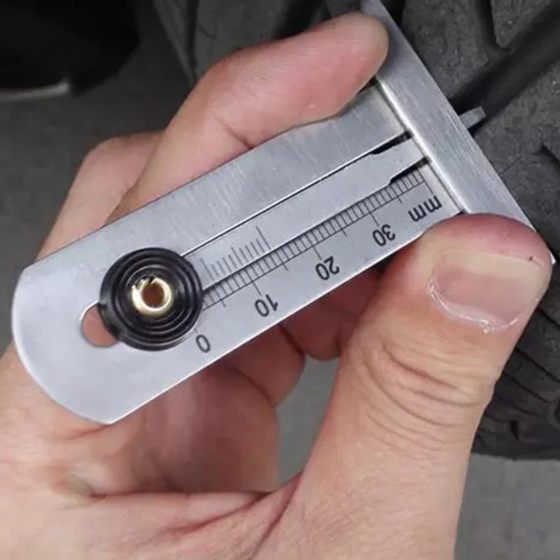 Imagem -05 - Digital Carro Pneu Piso Profundidade Calibre Medidor de Medição Ferramenta Caliper Espessura Calibres Piso Freio Pad Sapato Pneu Monitoramento Sistema