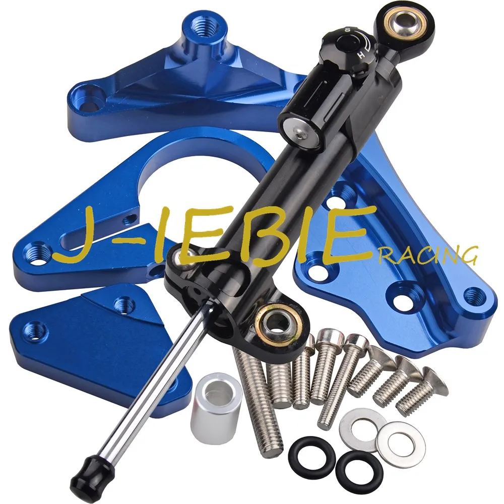 

CNC Steering Damper Stabilizer and Blue Bracket Mounting For Honda CBR650F CBR650 CBR 650 F 2014-2016 2015