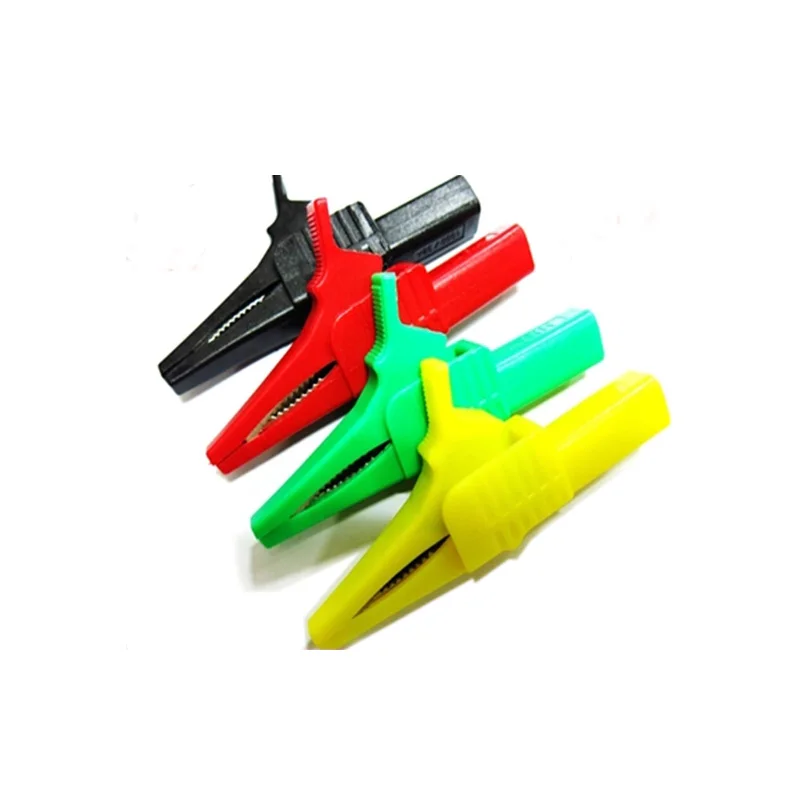 8pcs/lot High Quality Alligator Clip Test Clip 1000V / 32A with 4mm Jack