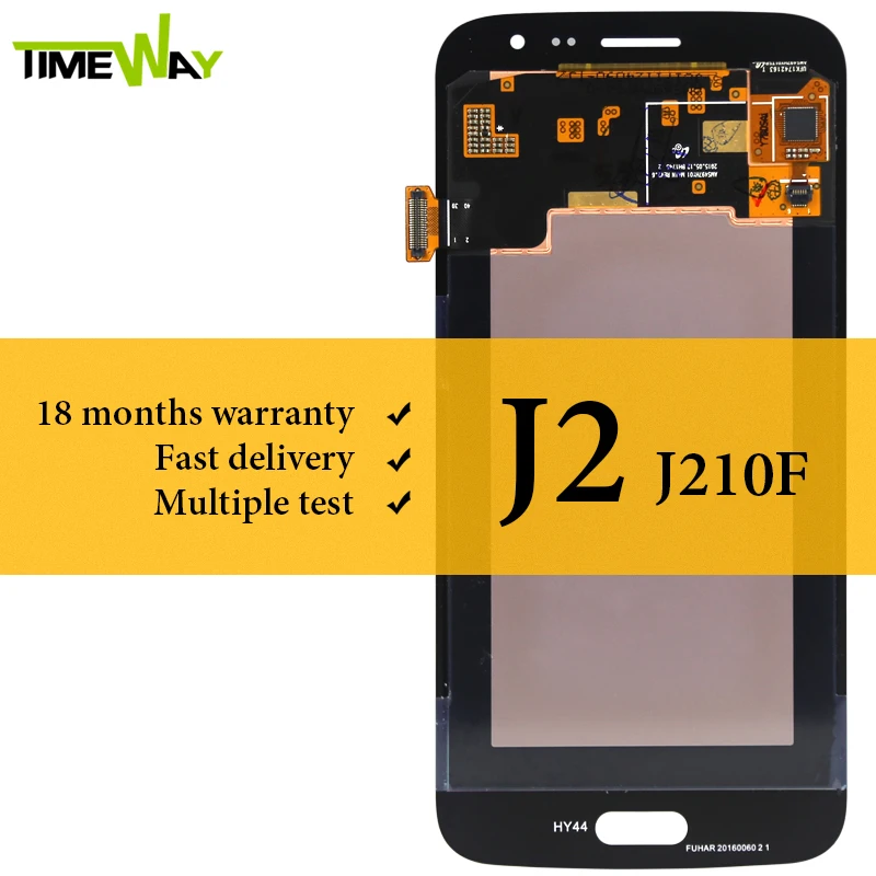 100% Tested LCD For Samsung J2 2016 J210 J210F LCD Dispaly With Touch Screen Assembly For Samsung J210 J210F Screen Super AMOLED