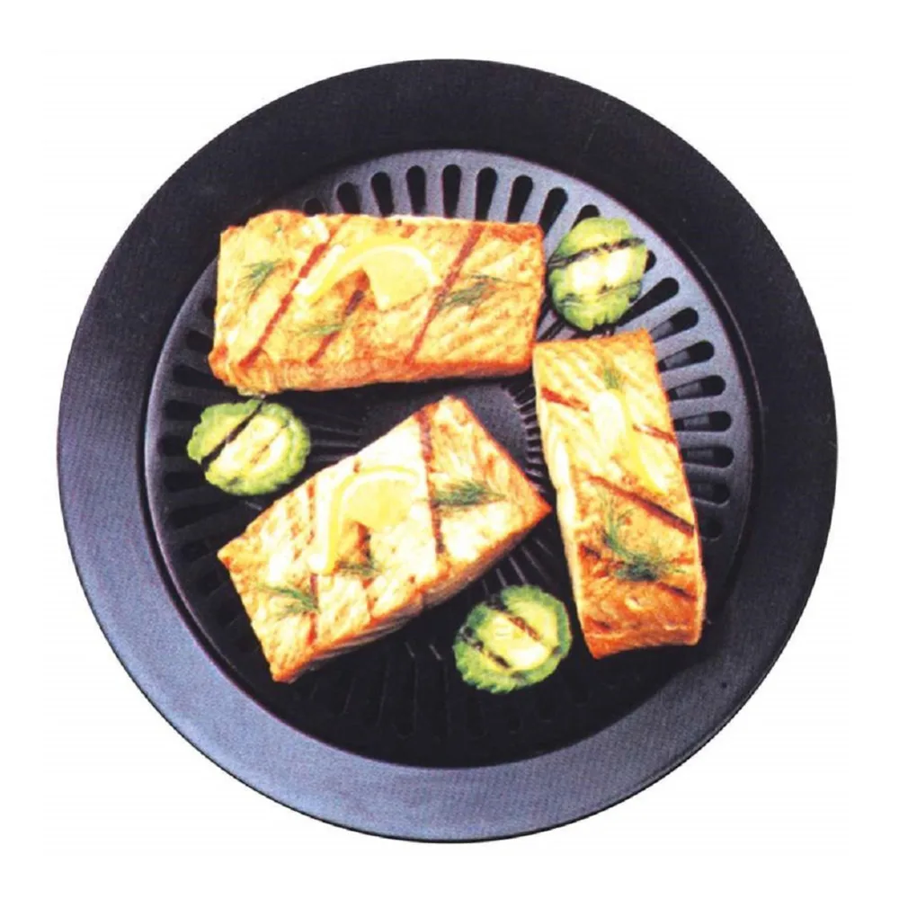 Portable Korean Outdoor Smokeless Barbecue Gas Grill Pan Household Smokeless Gas Stove Plate BBQ Roasting Cooking Tool Sets