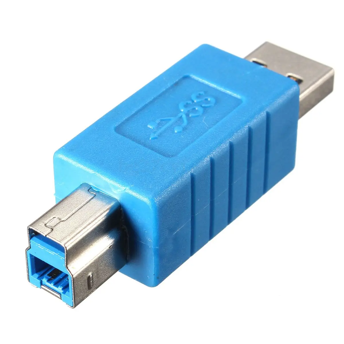 Adaptador de enchufe USB 3,0 tipo A macho A tipo B, convertidor macho para impresora PC