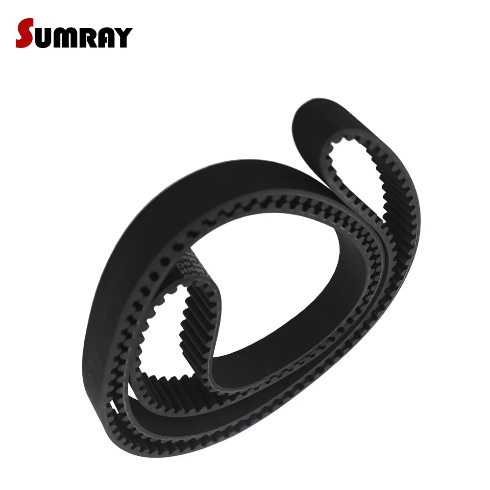 HTD8M Transmission Belt 8M-3120/3200/3256/3264/3280/3360/3400/3408/3424mm Pitch Length 25/30mm Width Gear Belt for Laser Machine