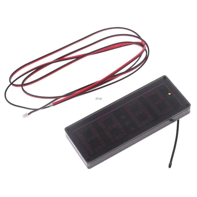 Imagem -06 - Termômetro Multifuncional em com Led para Carro Termômetro Visor de Pontos Temperatura Voltagem de 4.0 a 25v