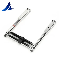 Boat Accessories Marine 2 step boarding telescope ladder for marine boat swimming pool