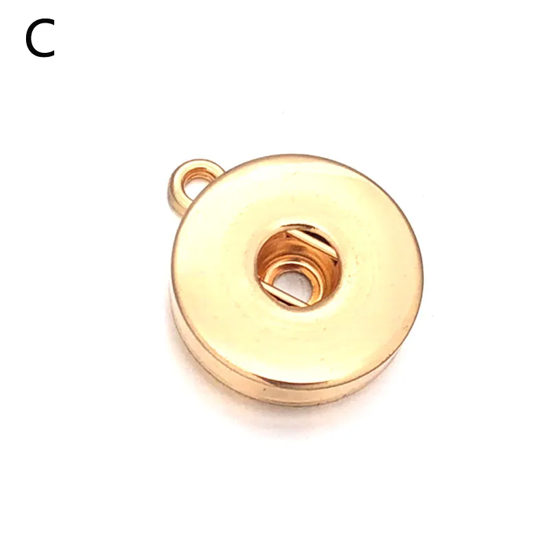 Hot 037 Jewelry Findings Fit 18mm 12mm Snap Button Bracelet Jewelry Accessories Christmas Gift DIY Jewelry Necklace Pendant