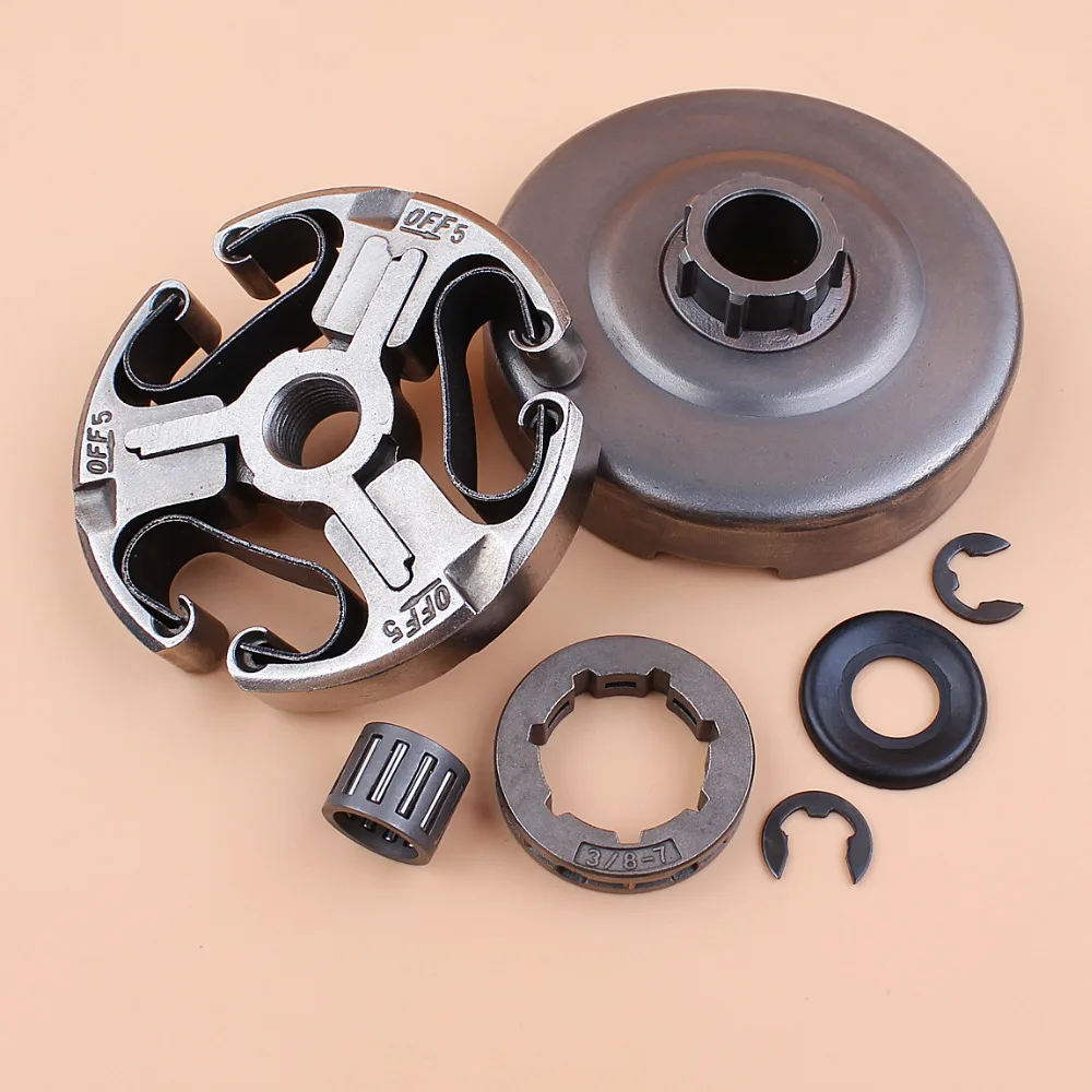 أسطوانة القابض المسننة ، مجموعة محمل الغسيل لـ Husqvarna 365 372 XP 372XP 371 362 أجزاء المنشار 3/8 "الملعب 7 أسنان