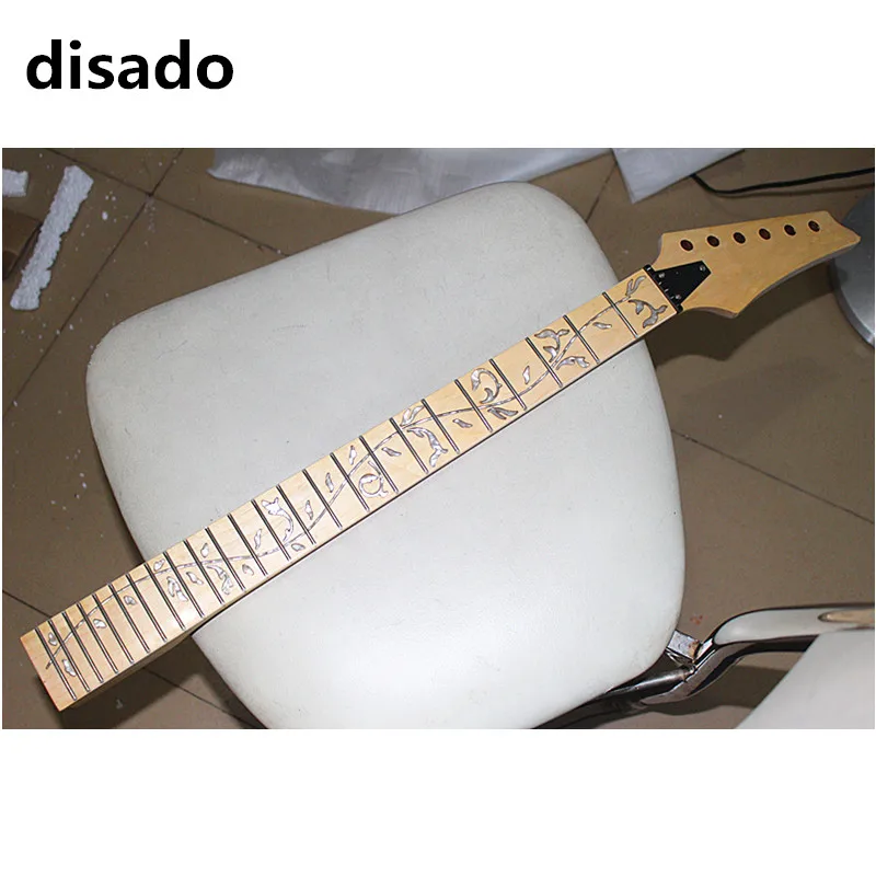 

Disado 24 Frets Maple Electric Guitar Neck Maple Fingerboard Inlay Tree Of Lifes Guitar Accessories Parts