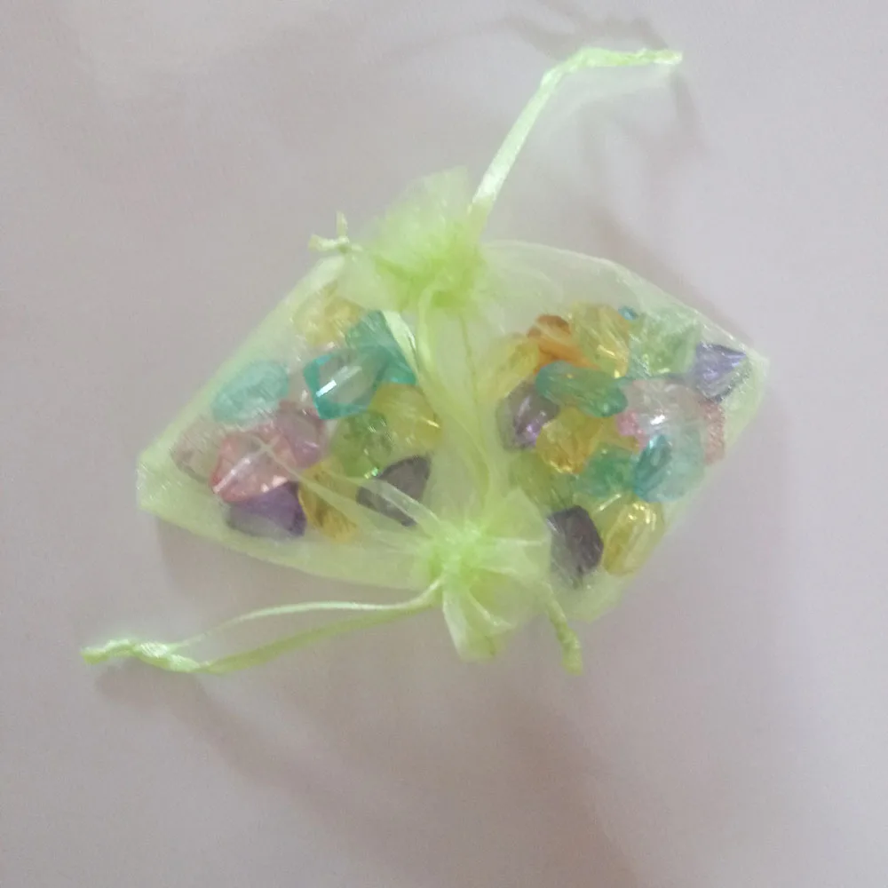 Bolsa de Organza de 10x15cm, 200 Uds., embalaje de joyería, bolsa de exhibición de joyería, bolsas de regalo para boda, bolsa con cordón, bolsa de almacenamiento de viaje para mujer