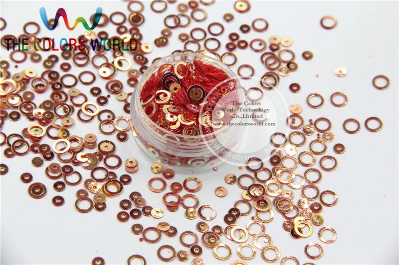 SHYJ714-66 Amazing Glitter Sequins Ring  Circle Dot shaped sequins  for nail Art or DIY decoration