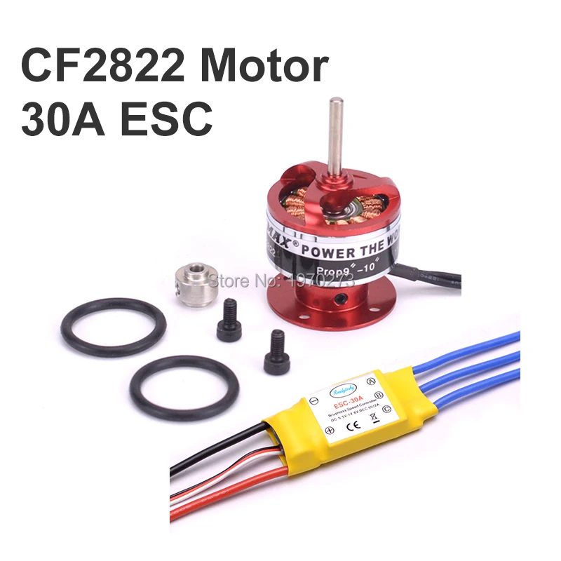 

CF2822 бесщеточный двигатель + 30A Бесщеточный Регулятор скорости ESC для RC 450 Квадрокоптер Мультикоптер самолет