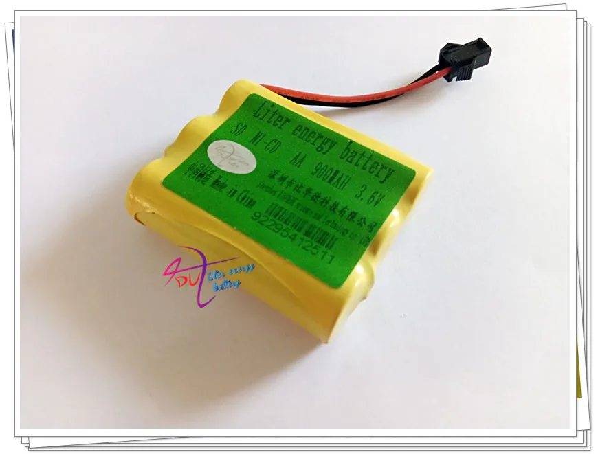 3.6ボルト900 mahリットルエネルギーバッテリーニカド充電式電池545 607 665 661 635リモートコントロールカーバッテリー