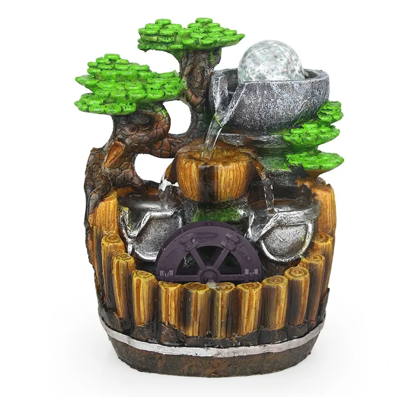 

bonsai humidifier and fengshui wheel humidifier home decoration craft gift room office fortune Transfer the ball