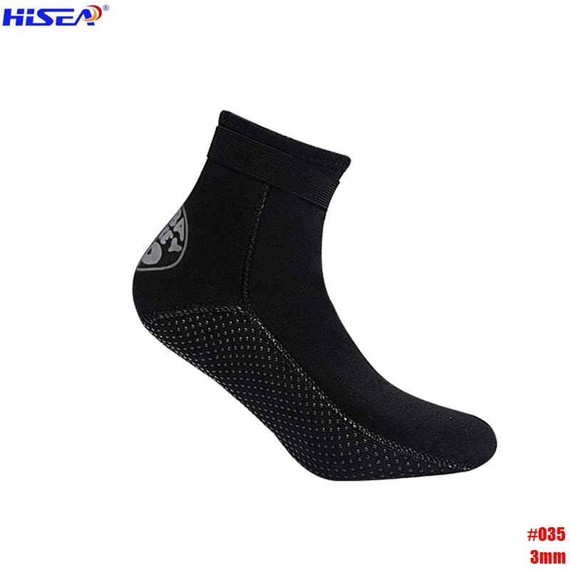 Hisea Neoprene High Upper Warm Anti Skid Shoes Winter Swimming Surfing Fishing Scuba Diving Sox Soft Anti Scratch Beach Sox