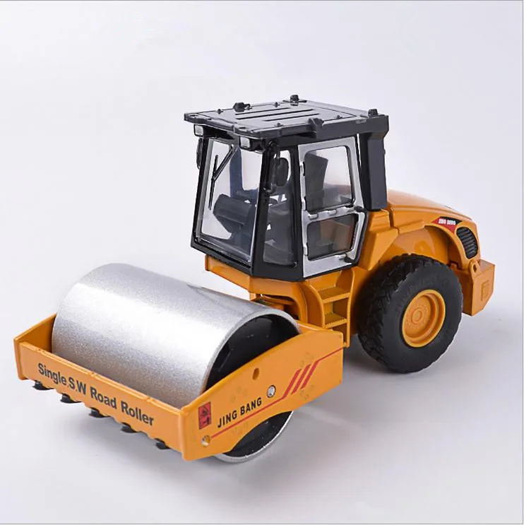 1:60 high simulation engineering vehicles,alloy single drum roller models toys,diecast metal collection model,free shipping