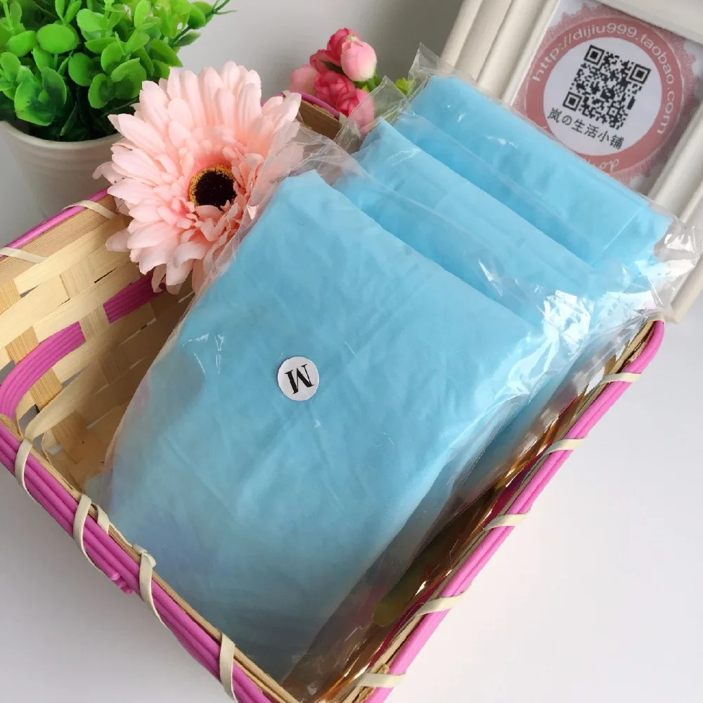 10pc L size gown blue Disposable plastic surgery CPE protective cover waterproof apron long sleeved high sealing anti wear gowns