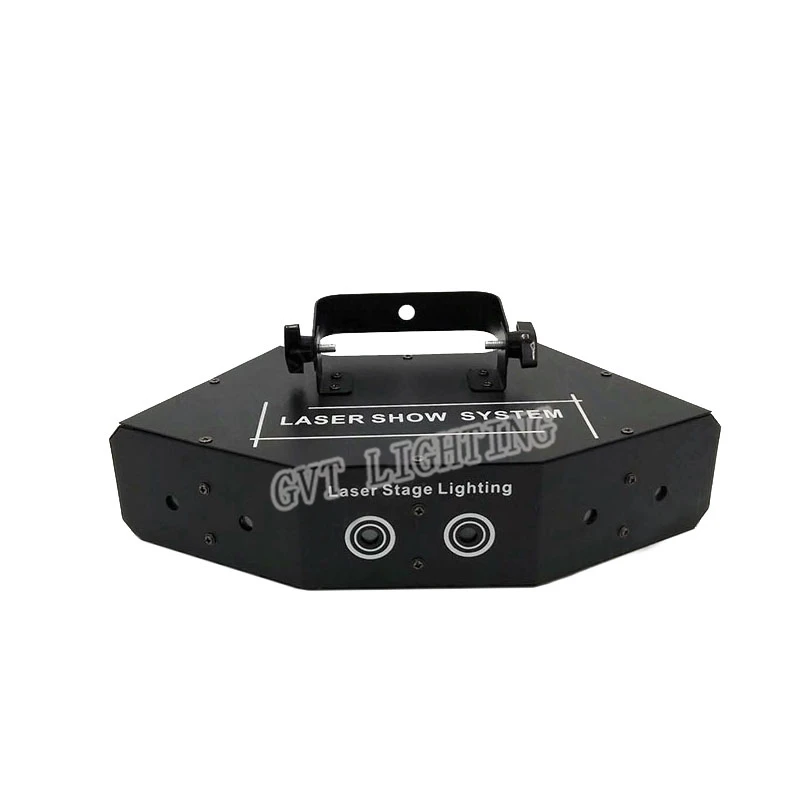 DMX 512 Fan-shaped Six-eye Scanning RGB Laser Light For DJ Disco Club Stage Event Show Party Effect Light With Sound Control