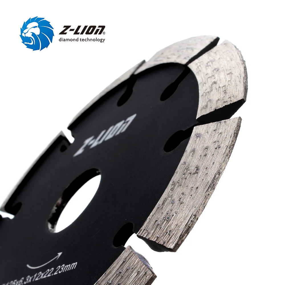 Z-LION-disco de sierra Circular con punta de diamante para pared, herramienta Rozadora, grietas, hormigón, mármol, 5\