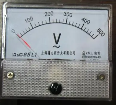 

Free shipping generator voltmeter 0-500V AC Voltmeter suit for all the generator