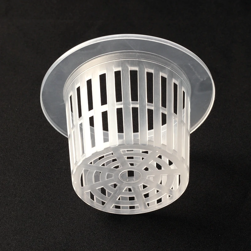 5pcs 110*78.5*70mm Mesh Pot Net Cup Vegetable Grow Basket Aquaponics Cup Hydroponic Pot Aeroponic Basket Green Thumb