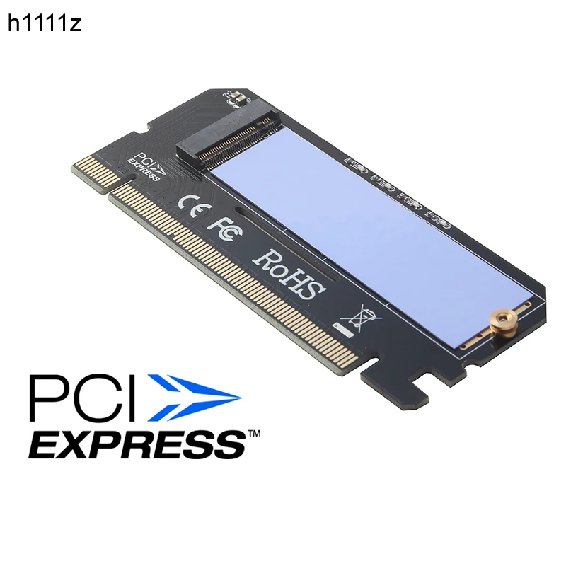 

New PCIE NVME M.2 M Key Adapter NGFF SSD to PCI-E 16X Extender Converter Riser Card M.2 to PCI-E Adapter Expansion Card with LED