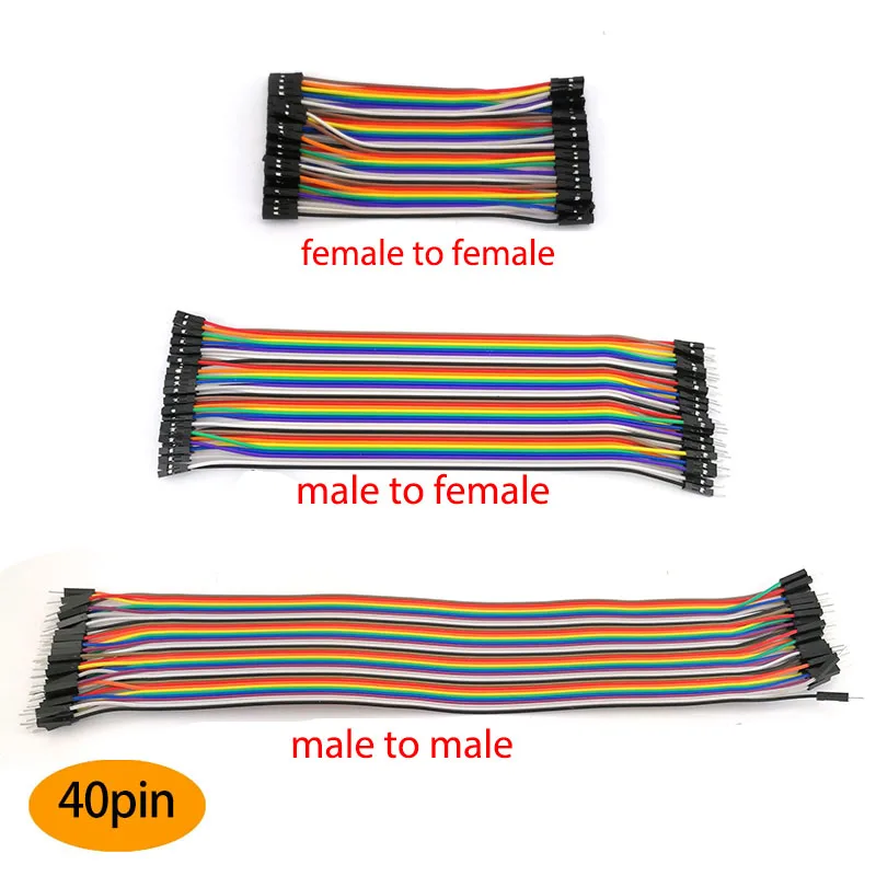 10cm 20cm 30CM 40 pin Jumper Wire cables Male to Male Female to Male Female eclectic Cable cord for arduino DIY electricity