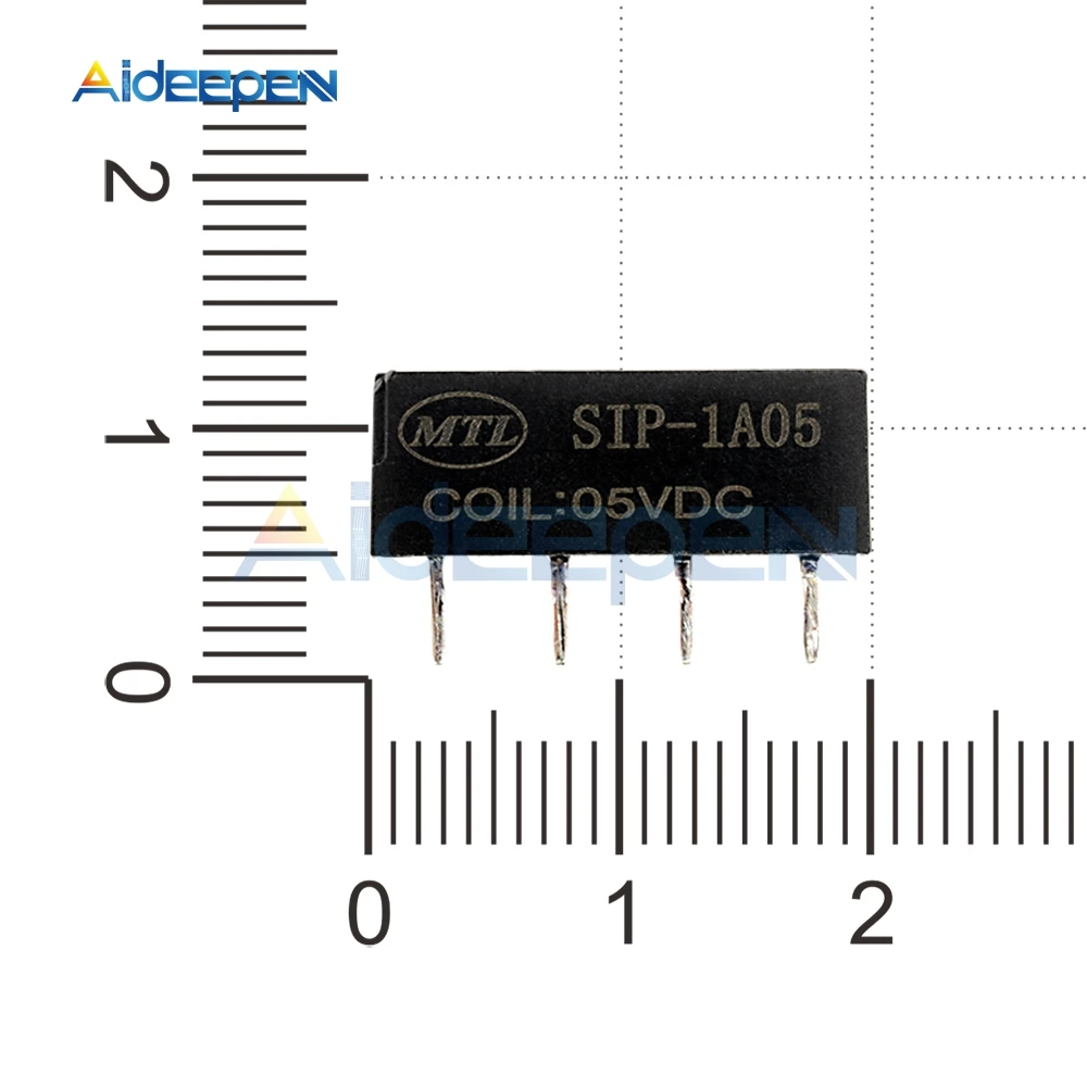 10PCs 5V Relay SIP-1A05 Reed Switch Relay for PAN CHANG Relay 4PIN