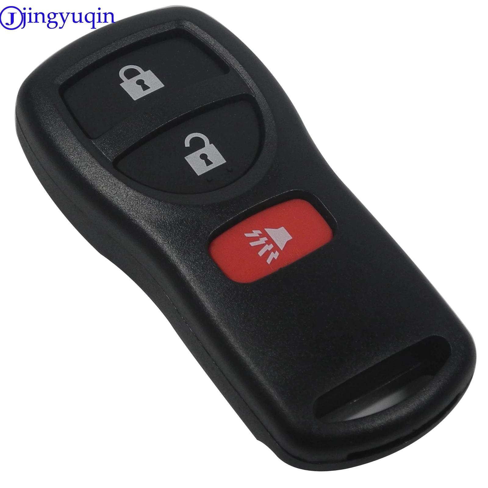 jingyuqin 10p 3 Button Remote Entry Car Key Fob Shell Case Cover For Nissan Armada Xterra Pathfinder Frontier Quest Titan Murano