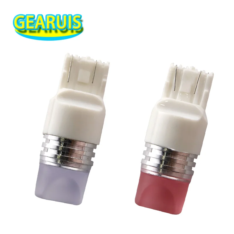 50pcs Strobe flash T20 T25 7440 7443 3156 3157 3D 9 SMD LED Car Auto Turn Signal Bulb Brake Lights Reverse Lamp White red 12V