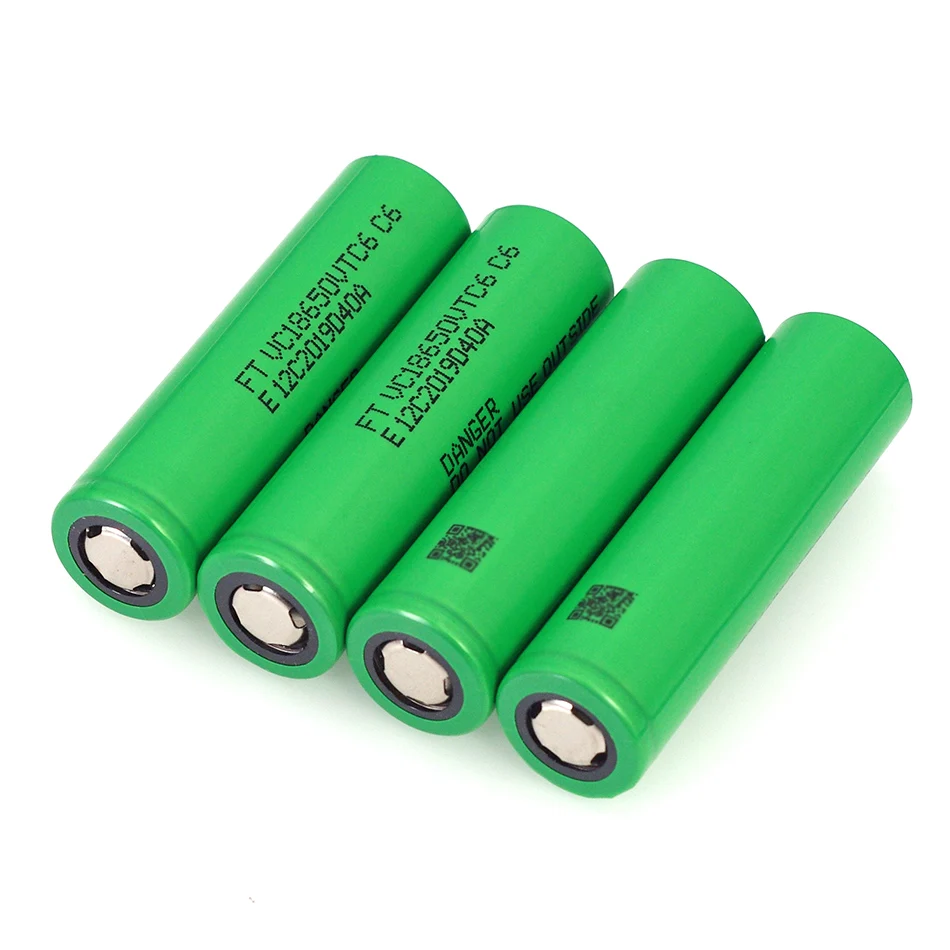 3.7V VTC6 3000 mAh Lithium rechargeable Battery 18650 20A Discharge VC18650VTC6 Flashlight E-cigarette batteries