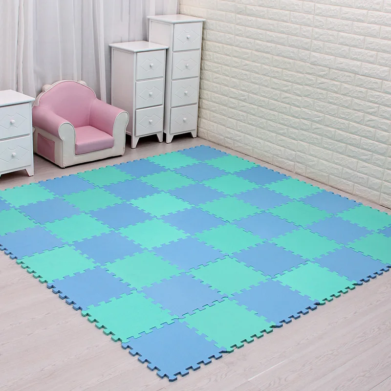 18pcs Home Floor Mats Bathroom Carpet Foam Tapete Exercise Floor Mats Gym Garage Waterproof Rug For Kids Play Crawling Mat