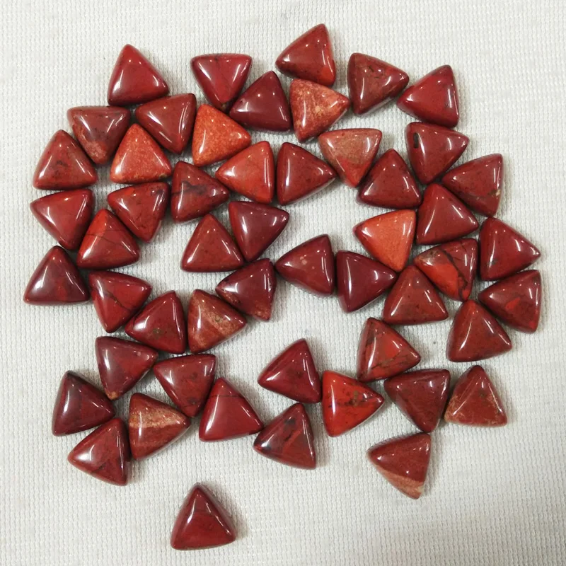 

Оптовая продажа 50 шт./партия модные высококачественные бусины из натурального радужного камня Треугольник Кабошон 10x10x10 мм для изготовления ювелирных изделий бесплатно