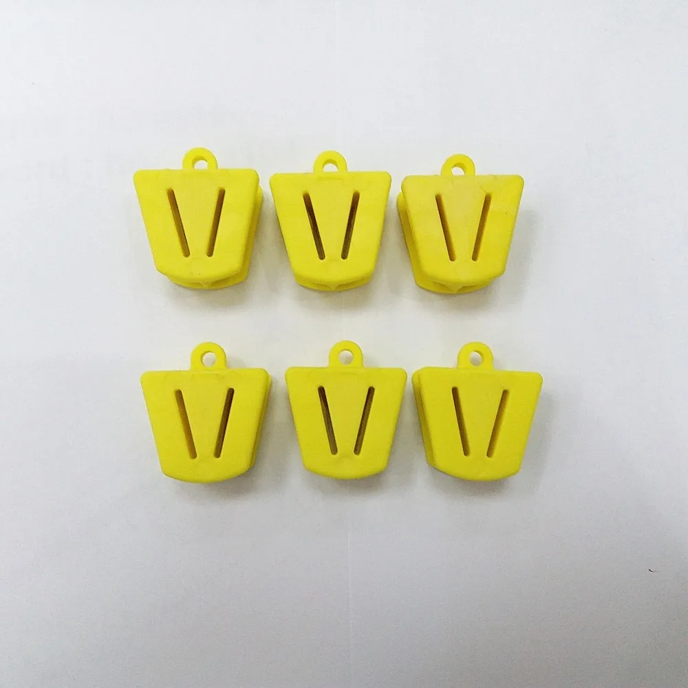 

6 pcs Dental Yellow Occlusal Pads S SIZE For Oral Care