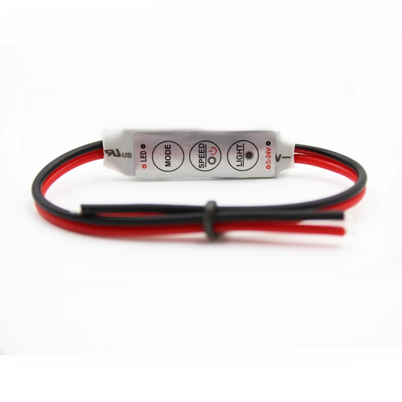 DC 12V 3*4A Mini Led Controller Dimmer Driver to Control Single Color Led Strip Light SMD 2835 3528 5050 5630 3014