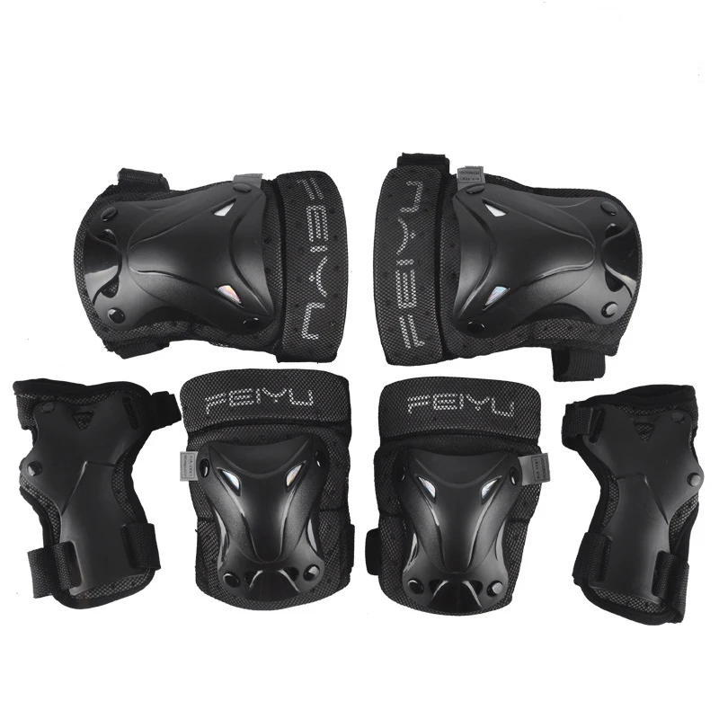 6 pcs / set Protective Skates Set Knee pads Elbow Wrist Protector Protection for Scooter Cycling Roller Skating XS-XL Size