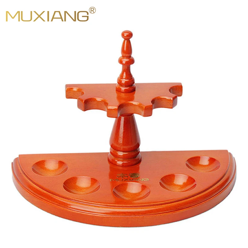 

MUXIANG Five Pipe Racks Half-round Romanesque Style Detachable Tobacco Pipe Stand Smoking Pipe Accessories FA0007