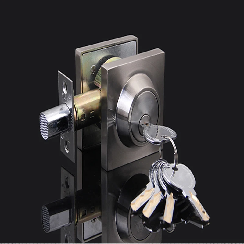 

Mortice Znic Alloy Invisible Door Lock Deadbolt with 5 Keys