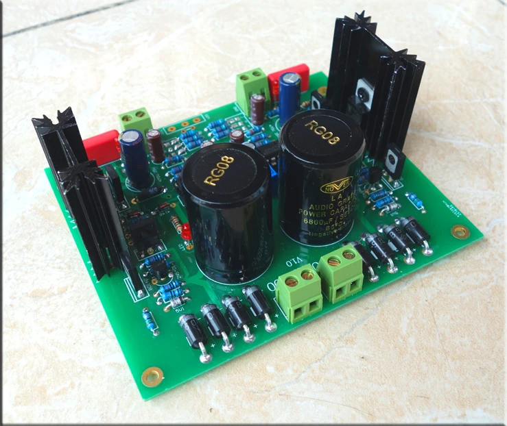 Regulador Power Supply Board, Kits DIY, montado em duplo positivo ou positivo e negativo Power Board, Estudo 900