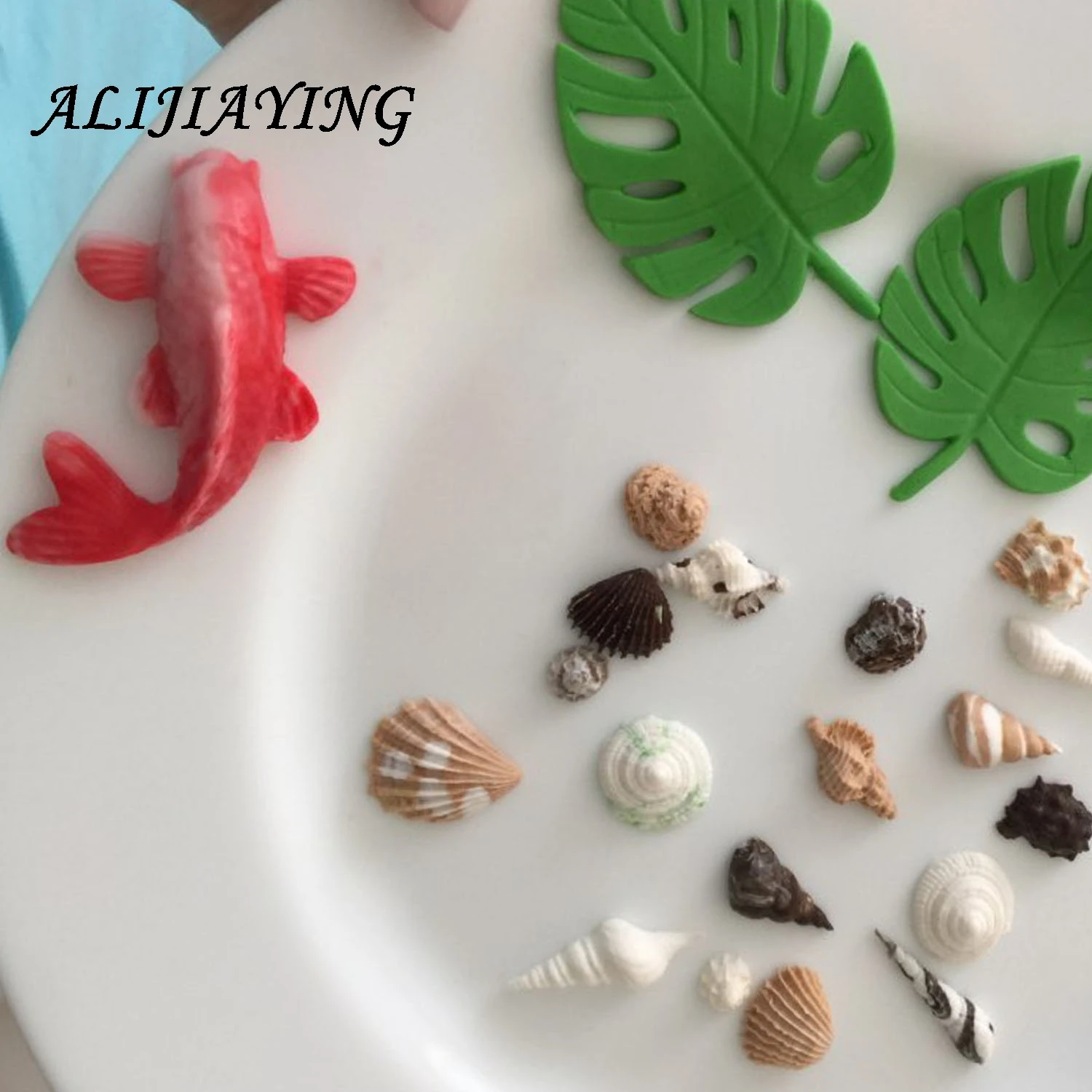 1Pcs DIY Christening Fish Silicone Mold Fondant chocolate Cupcake Cake Decorating Baking Tools Handmade Soap Mold D0536