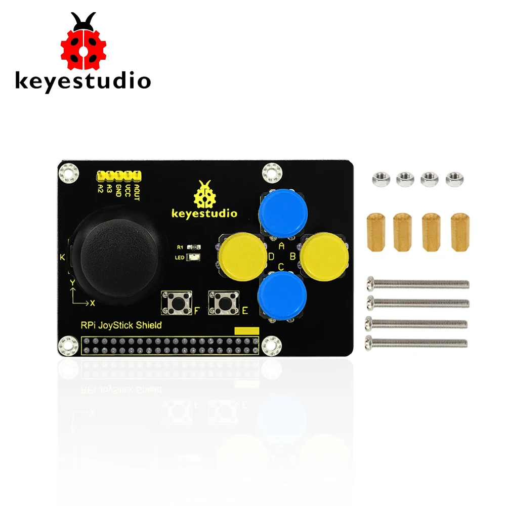 Keyestudio RPI JoyStick Shield PCF8591 dla projektów Raspberry Pi / certyfikat CE