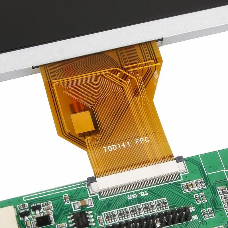 Imagem -02 - Polegada At070tn90 Display Lcd Monitor de Controle Remoto Driver Placa 2av Hdmi-compatível Vga para Raspberry pi Laranja pi 7