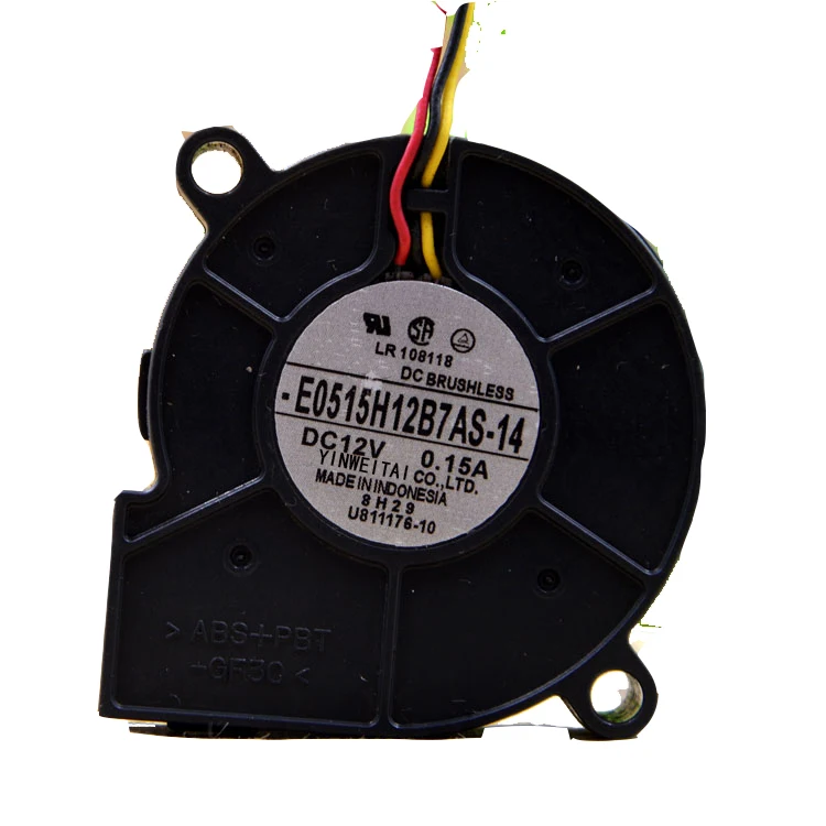 

2pcs New fan For E0515H12B7AS E0515H12B7AS-24 5015 12V 0.15A