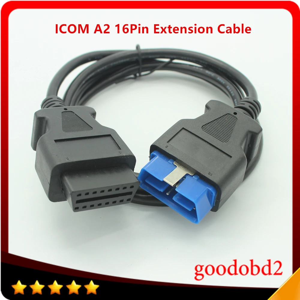 OBD2 16pin Extension Cable for BMW ICOM D Diagnostic Cable Work for BMW ICOM A2 Motorcycles Motorbikes OBDII Diagnostic Cable